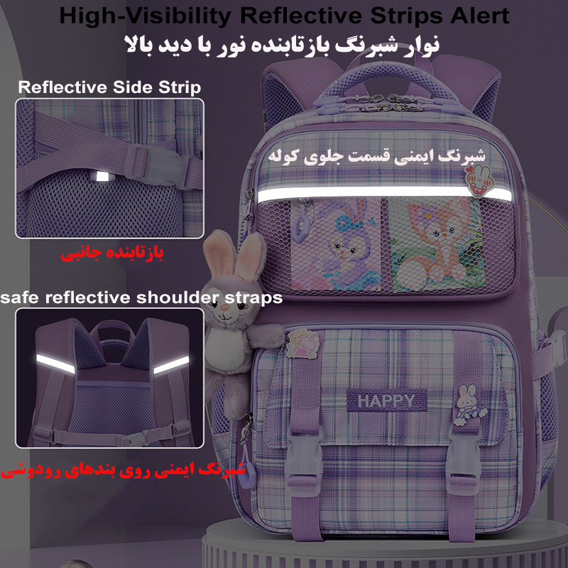 کوله پشتی مدرسه تونگدا مدل T2858 - Image 6