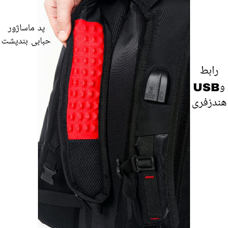 کوله پشتی مدرسه مدل Jns_at - Image 10
