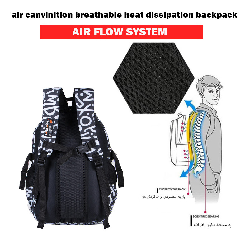 کوله پشتی مدرسه توریث مدل CK-150040 به همراه جامدادی - Image 5