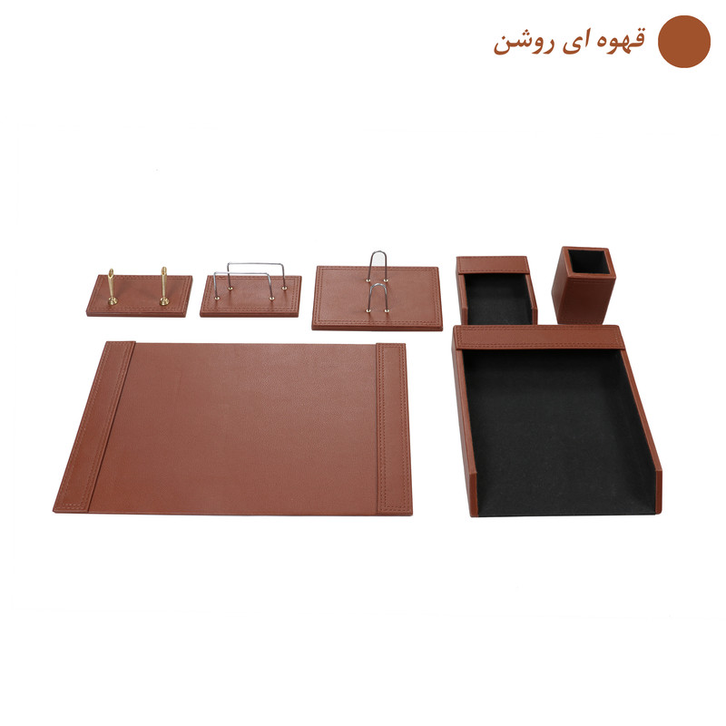ست لوازم اداری رومیزی مدل V703 مجموعه 7 عددی - Image 2