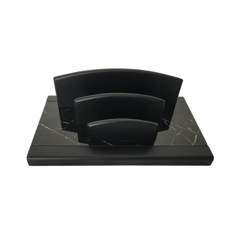 ست لوازم اداری رومیزی طرح سنگ مرمر مدل مدیریتی BB-969-New مجموعه 9 عددی - Image 4