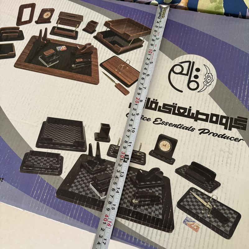 ست 9 تکه لوازم اداری رومیزی قائم مدل مدیریتی کد 410 - Image 9