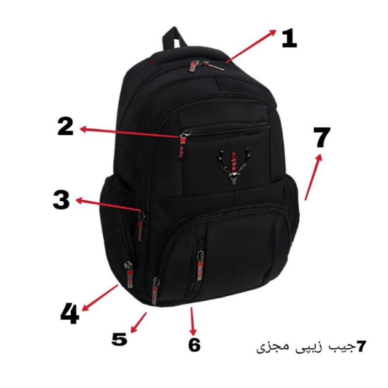 کوله پشتی مدرسه مدل Jns_at - Image 12