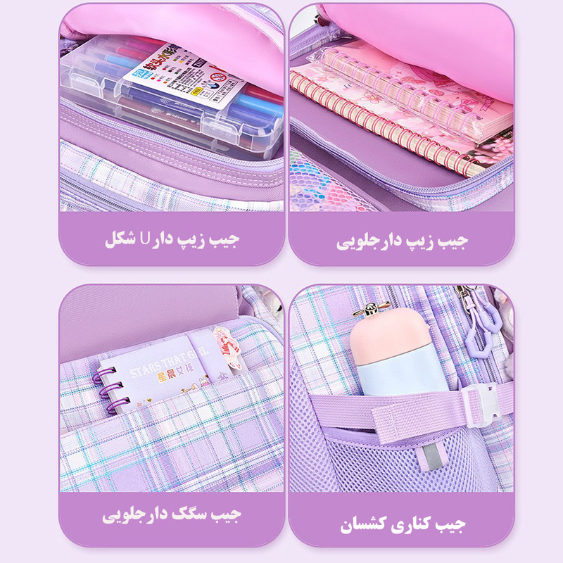 کوله پشتی مدرسه تونگدا مدل T2858 - Image 13