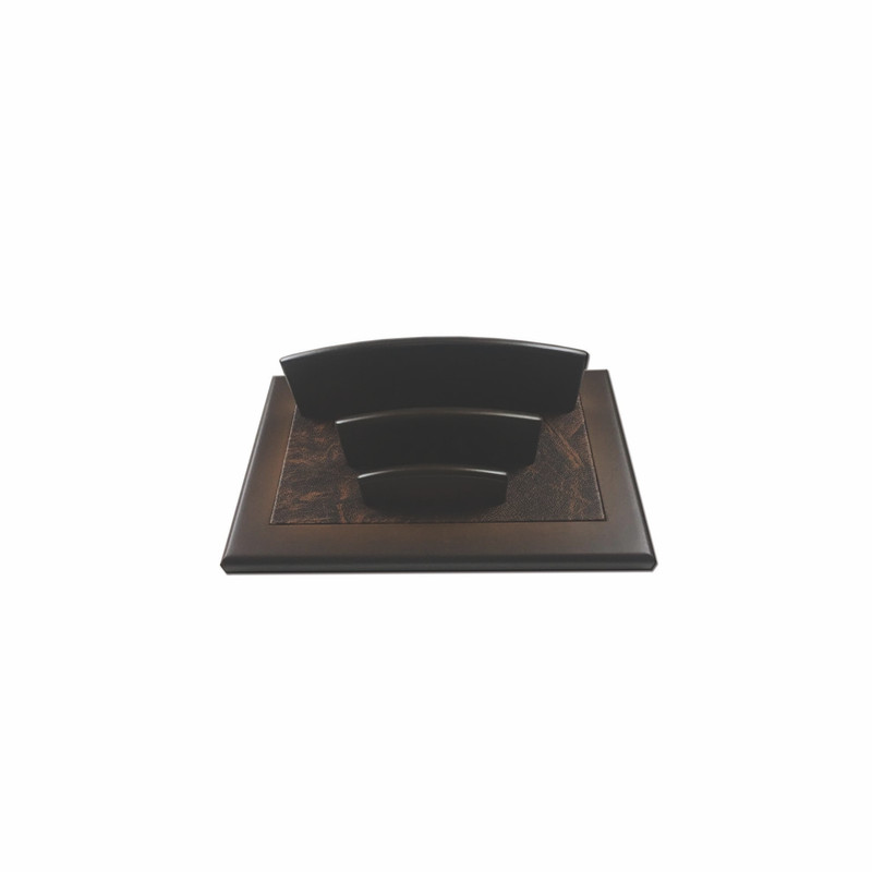 ست لوازم اداری رومیزی مدل piebaldleather&brownwood مجموعه 9 عددی - Image 7