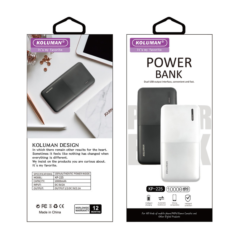 پاوربانک کلومن مدل KP-225 ظرفیت 10000 میلی آمپر ساعت - Image 9
