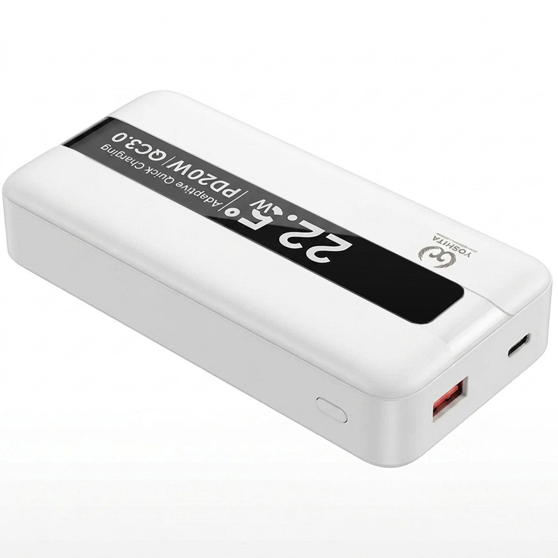 پاوربانک 22.5 وات یوشیتا مدل YP-021 ظرفیت 20000 میلیآمپرساعت به همراه سه عدد کابل USB-C/ لایتنینگ / USB-C - Image 9
