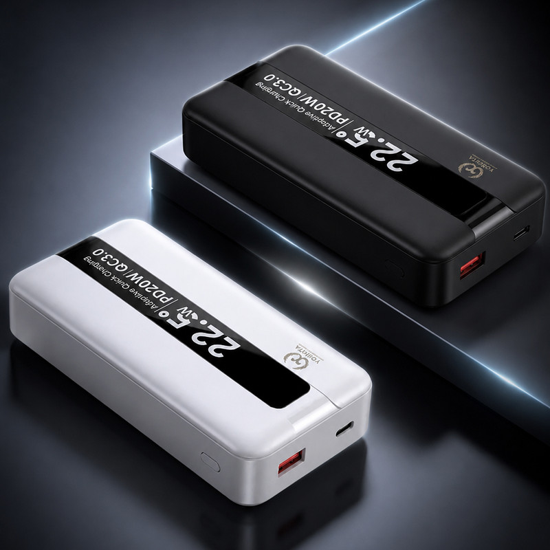 پاوربانک 22.5 وات یوشیتا مدل YP-021 ظرفیت 20000 میلیآمپرساعت به همراه سه عدد کابل USB-C/ لایتنینگ / USB-C - Image 5
