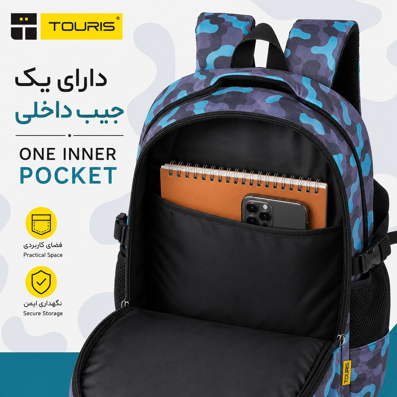 کوله پشتی توریث مدل XH-150040 به همراه جامدادی - Image 9
