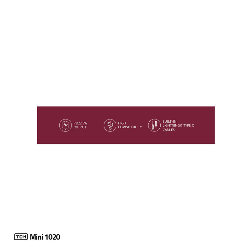 پاوربانک 22.5 وات تی سی اچ مدل Mini 1020 ظرفیت 10000 میلیآمپرساعت به همراه کابل تبدیل USB-C به لایتنینگ - تصویر 10