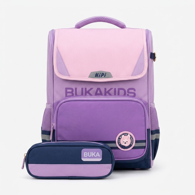 کوله پشتی مدرسه مدل 1015 bukakids - تصویر 5
