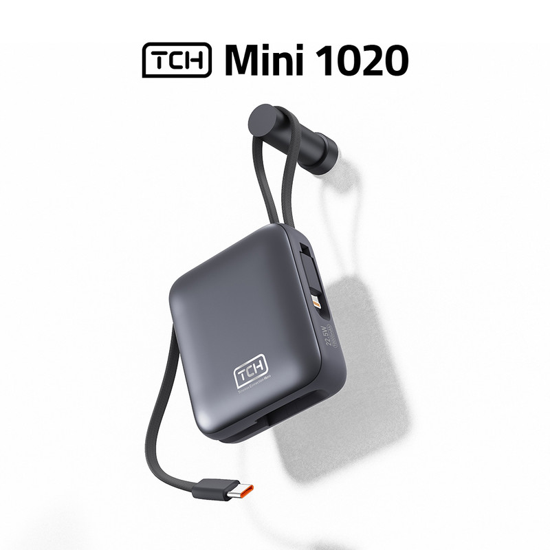 پاوربانک 22.5 وات تی سی اچ مدل Mini 1020 ظرفیت 10000 میلیآمپرساعت به همراه کابل تبدیل USB-C به لایتنینگ - تصویر 2
