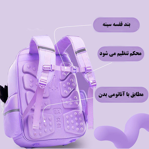 کوله پشتی مدل کرومی کد 9277 - Image 3