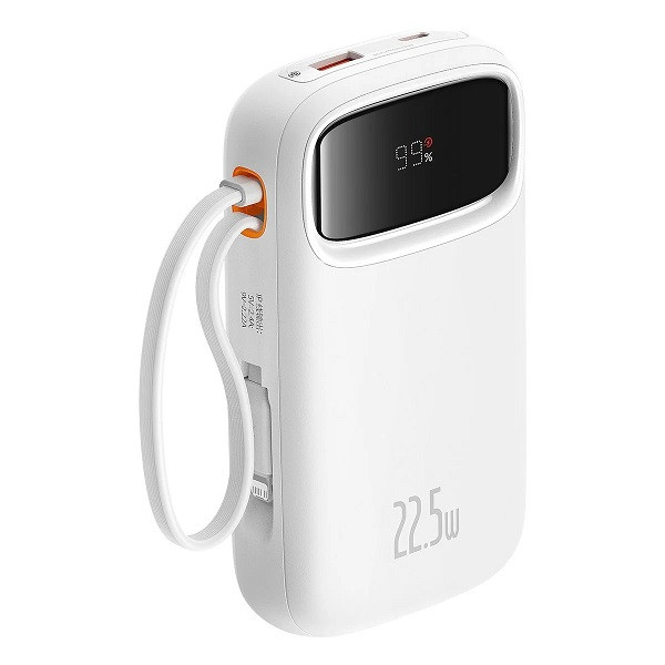 پاوربانک 22.5 وات بیسوس مدل 22.5W QPow2 Dual Cable ظرفیت 10000 میلی آمپر ساعت - تصویر 13