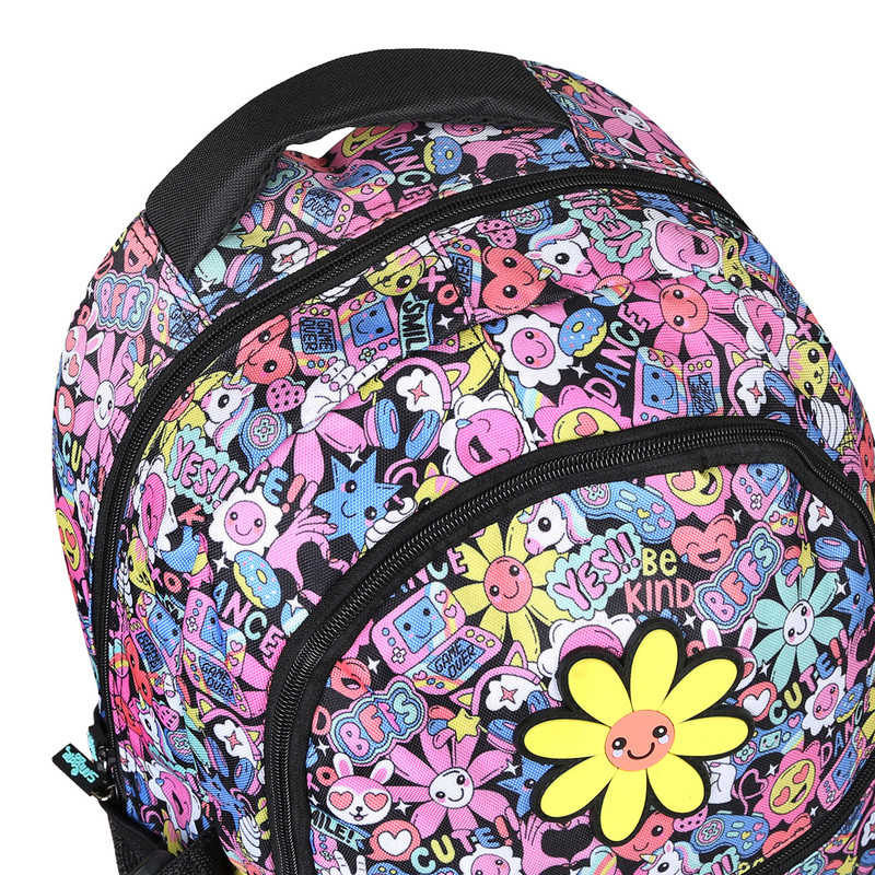 کوله پشتی مدرسه اسمیگل مدل Flower - Image 7
