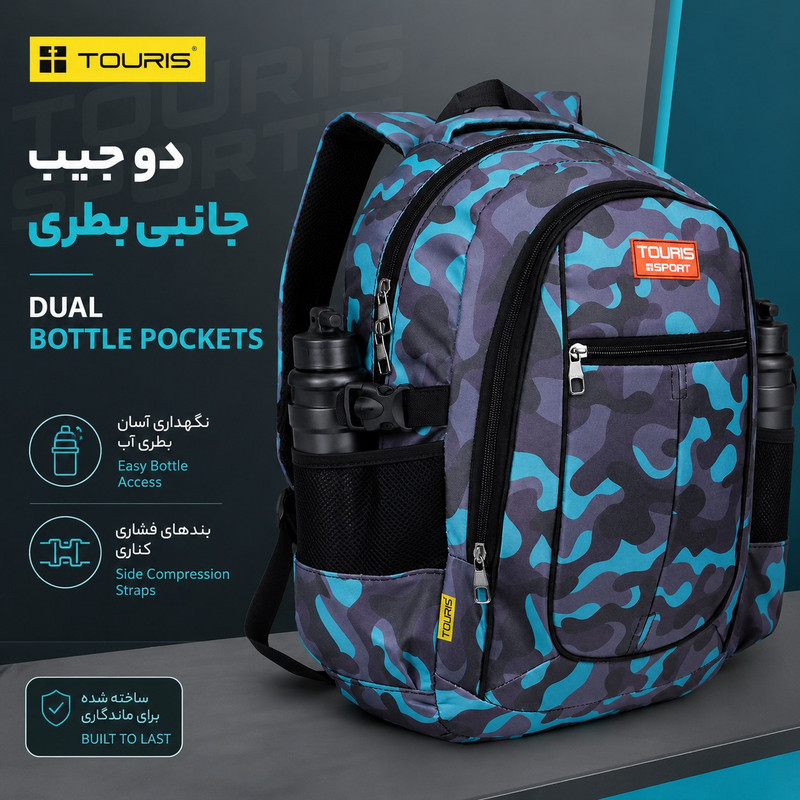 کوله پشتی توریث مدل XH-150040 به همراه جامدادی - Image 11